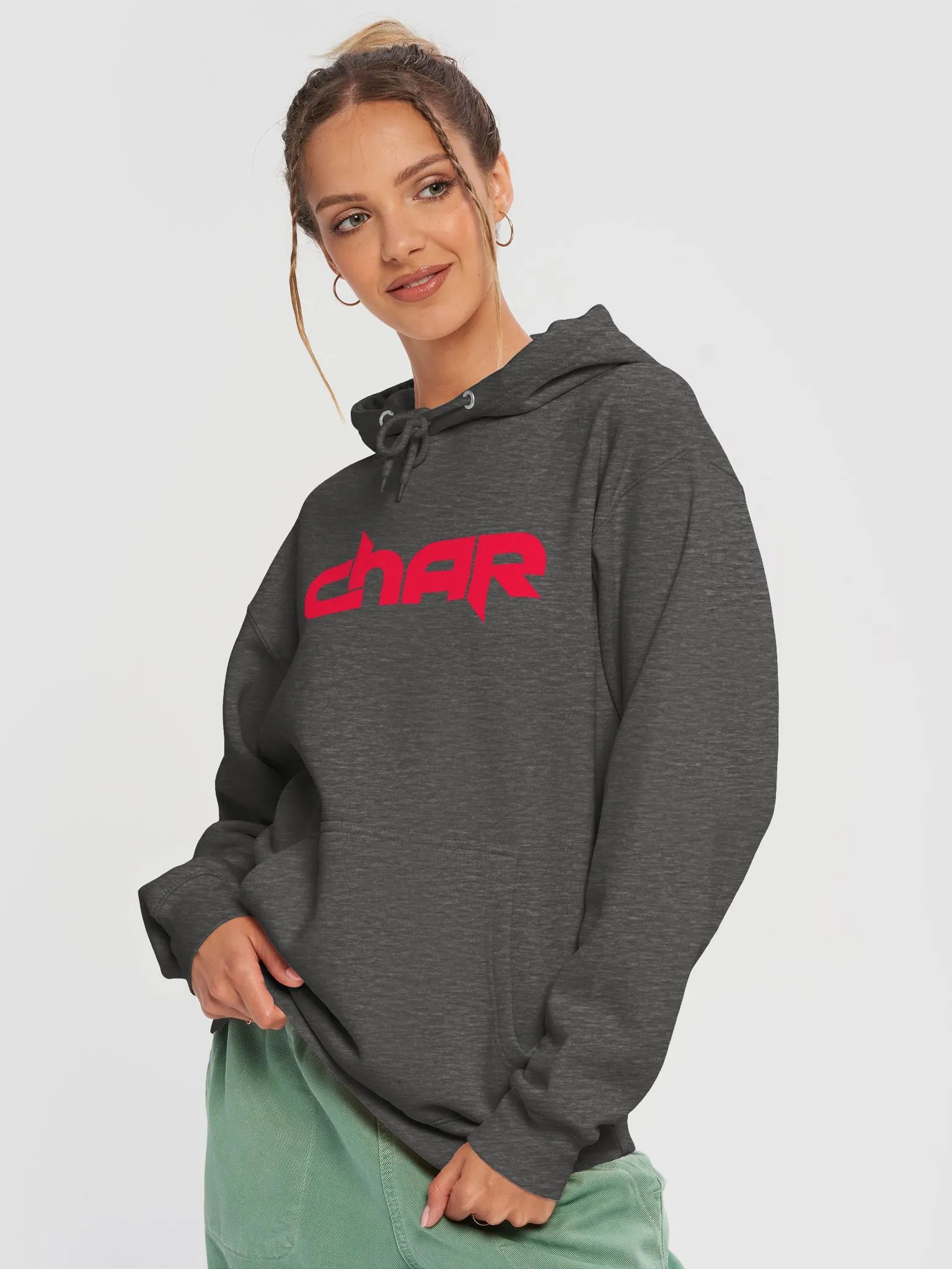 Bold Char Red Hoodie product image (17)