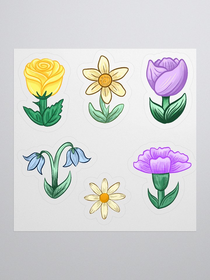 Wildflower Kiss Cut Sticker Set product image (1)
