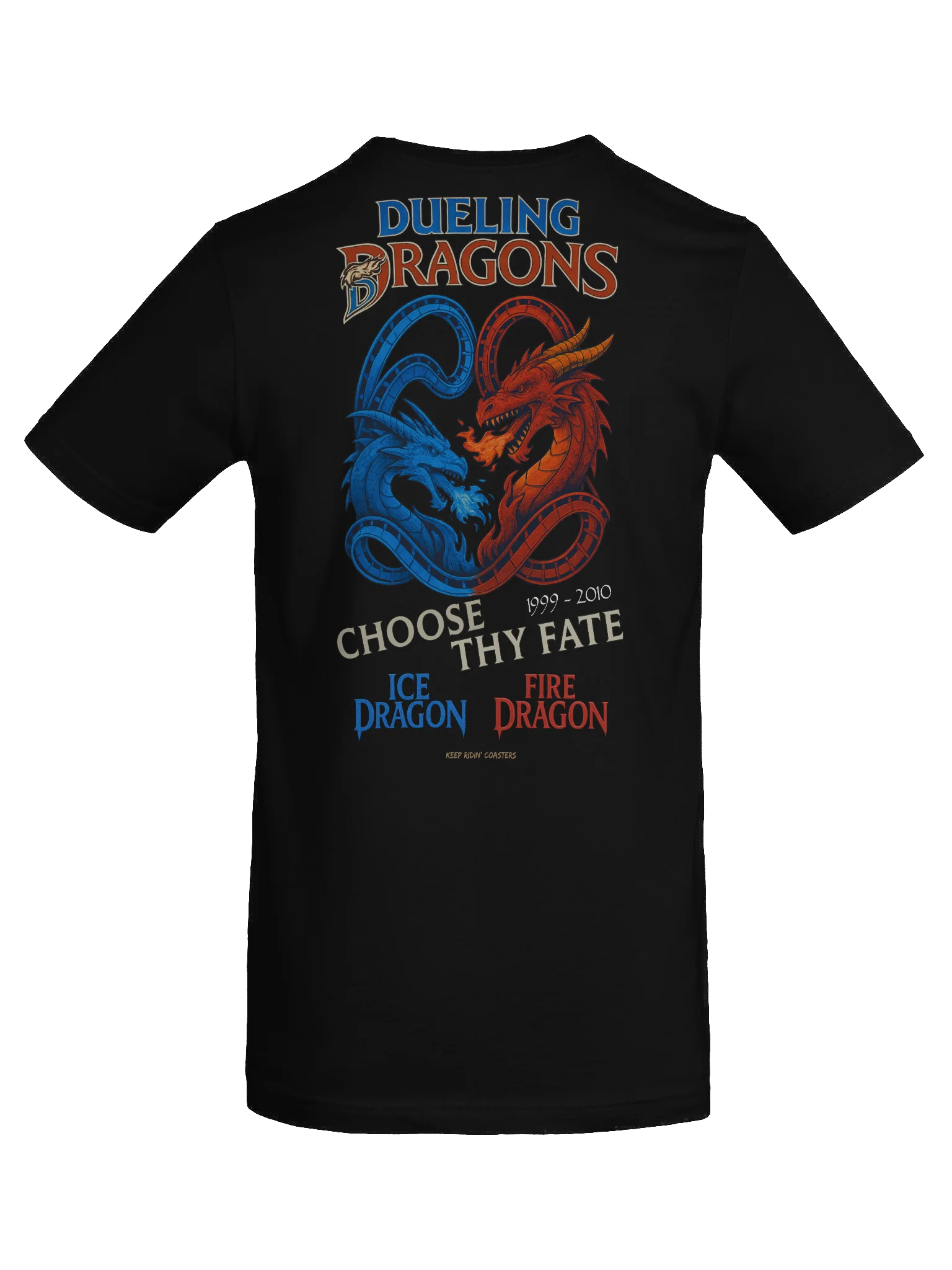 Dueling Dragons Unisex T-Shirt product image (8)