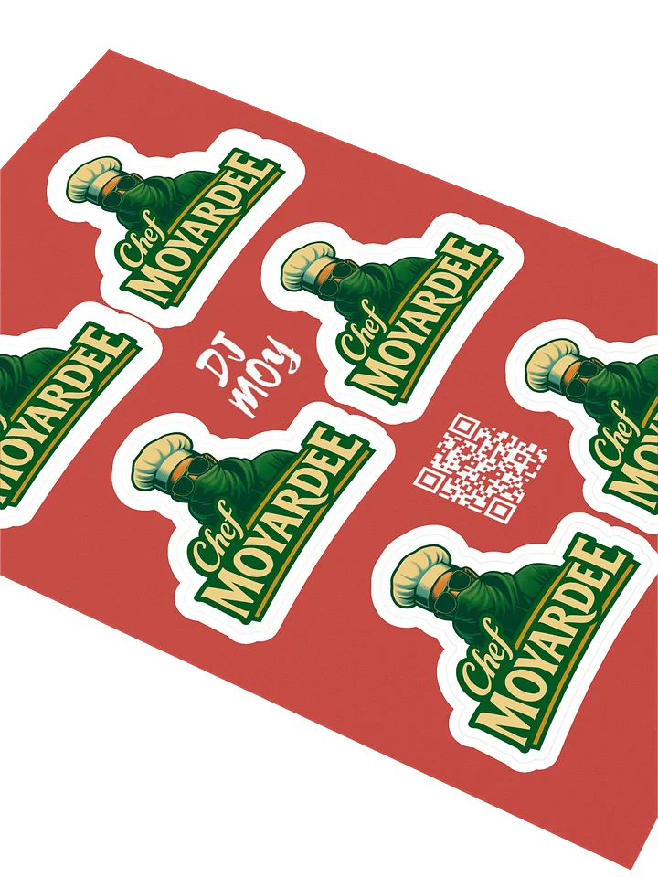 DJ Moy - Chef Moyardee Stickers product image (2)
