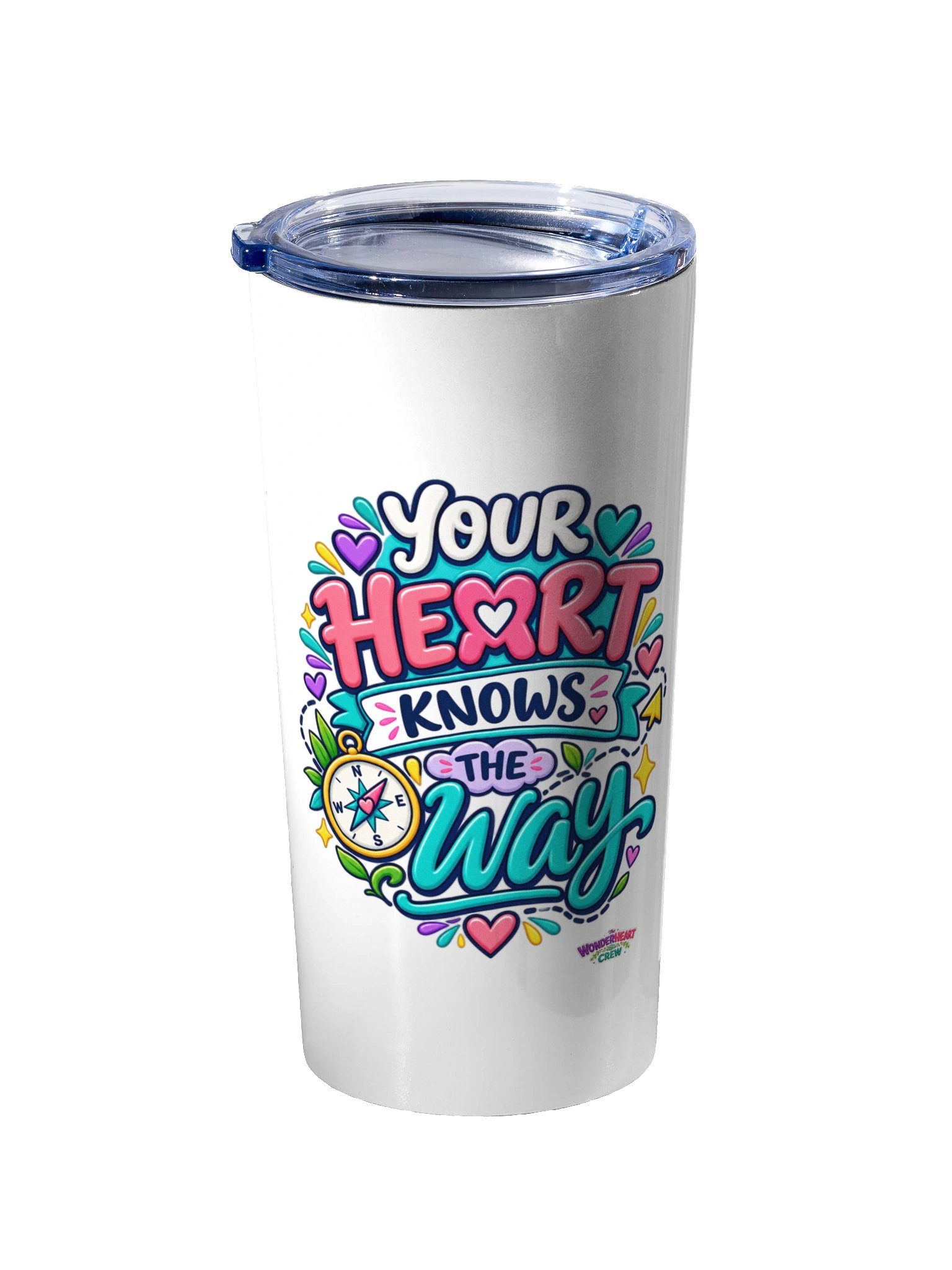 20oz Stainless Steel Inspirational Tumbler - Your Heart Knows The Way product image (2)