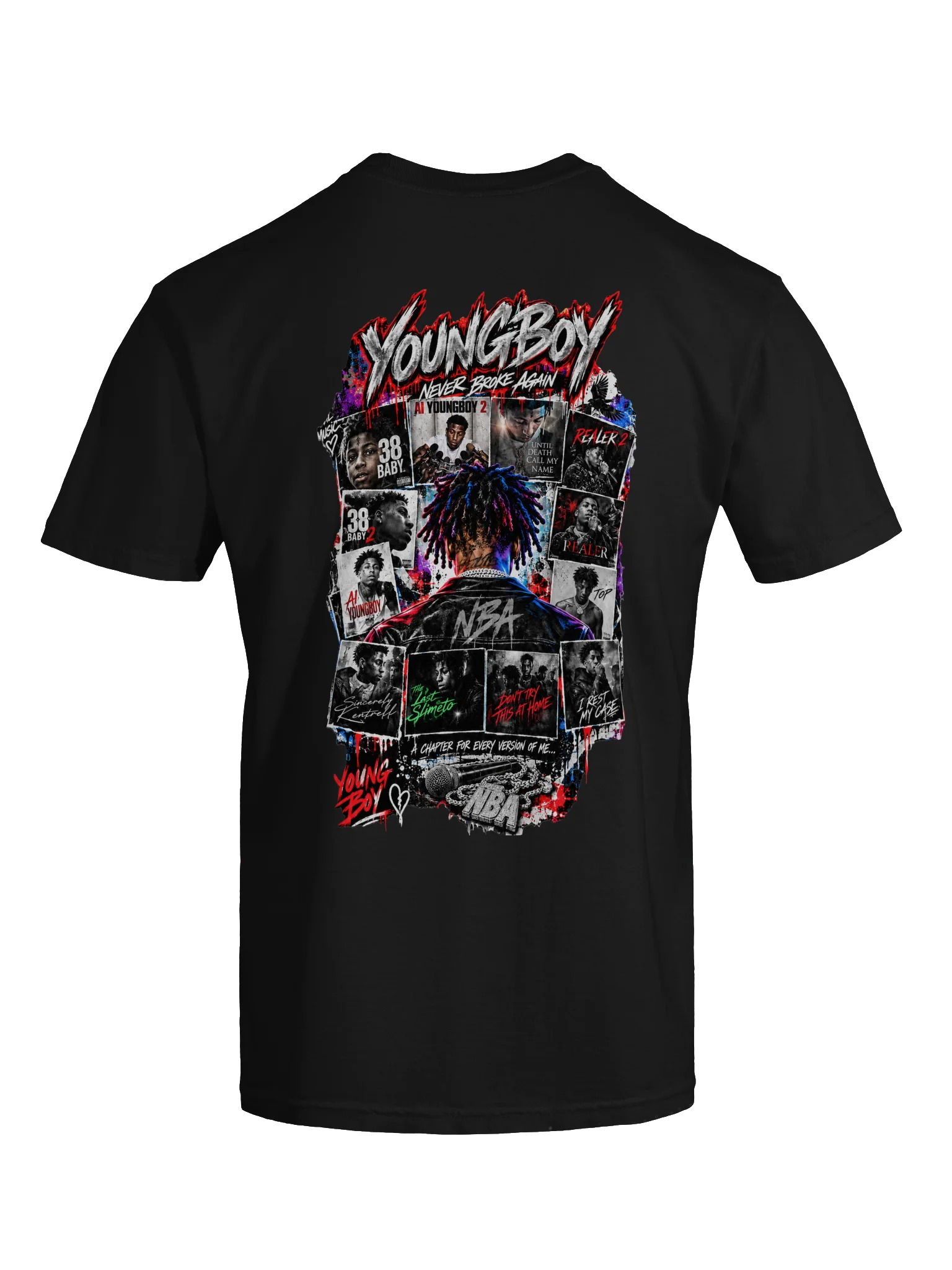 NBA Young Boy Street Art Tee product image (27)