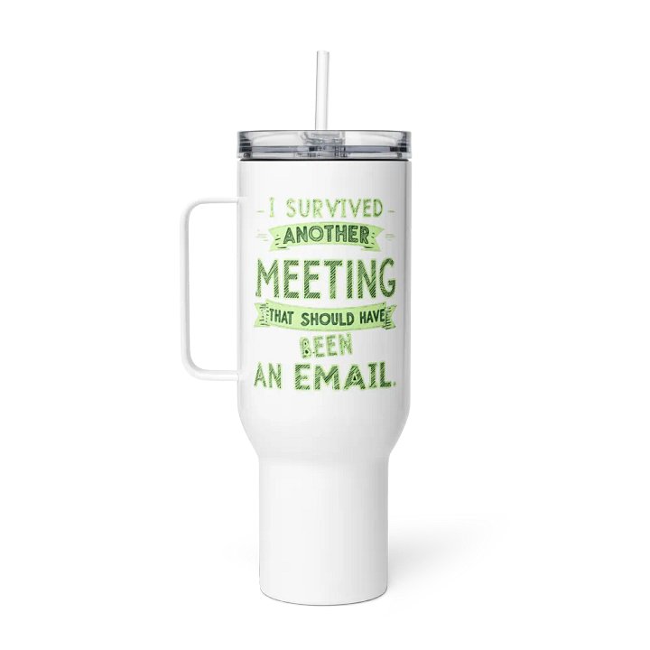 Email Meeting Survivor Travel Mug product image (5)