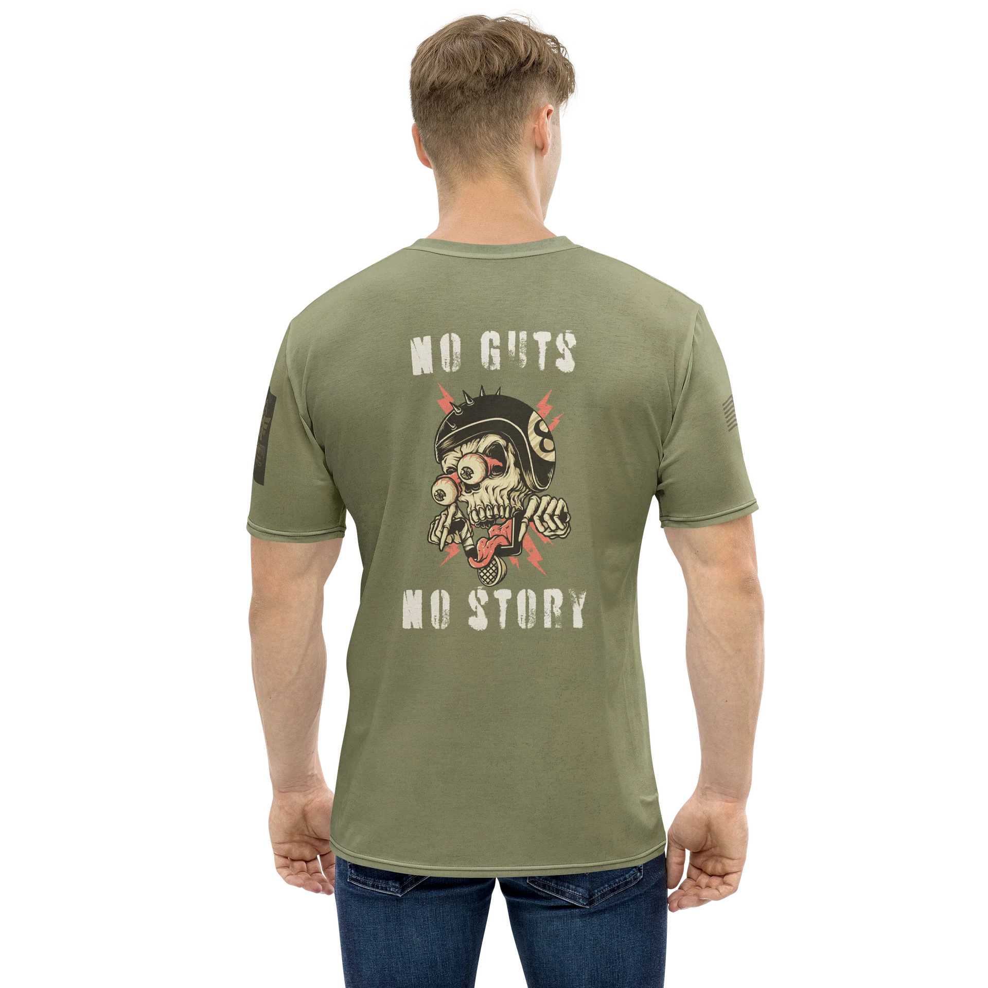 No Guts No Story MötoGraffitti Tee OD product image (1)