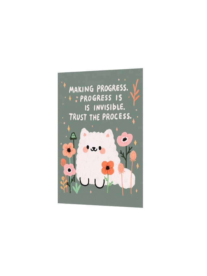 Trust the Process Cat Poster product image (10)