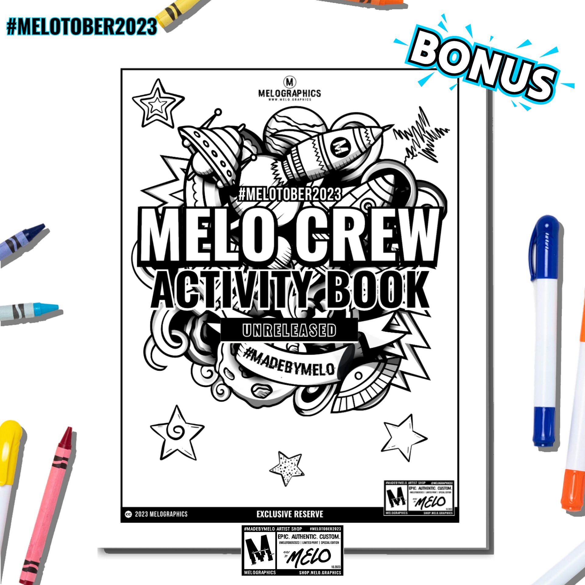 #MELOtober 2023 Melo Crew Activity Book - Print & Digital Bundle | #MadeByMELO product image (4)