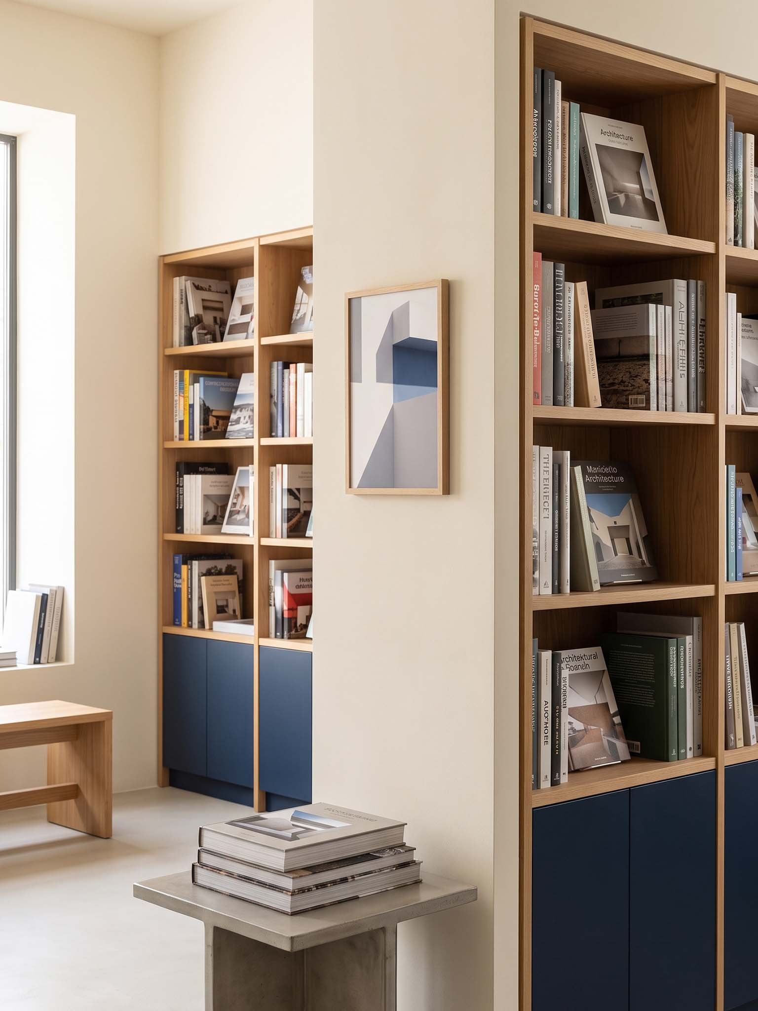 Blue Shadow - Minimalist Architectural Light Wall Art product image (49)