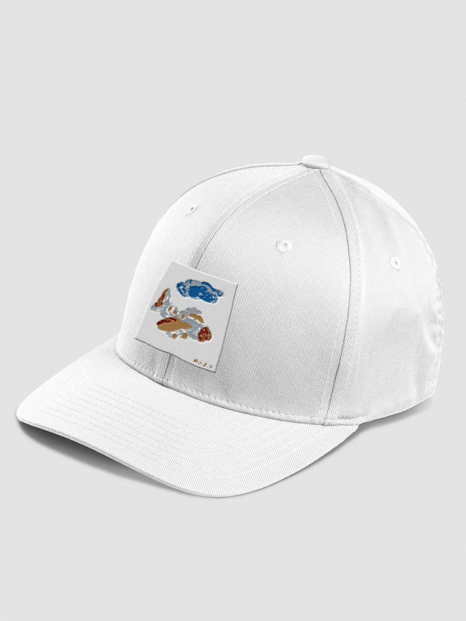 Kid Airplane (Flexfit Structured Fitted Cap) product image (4)
