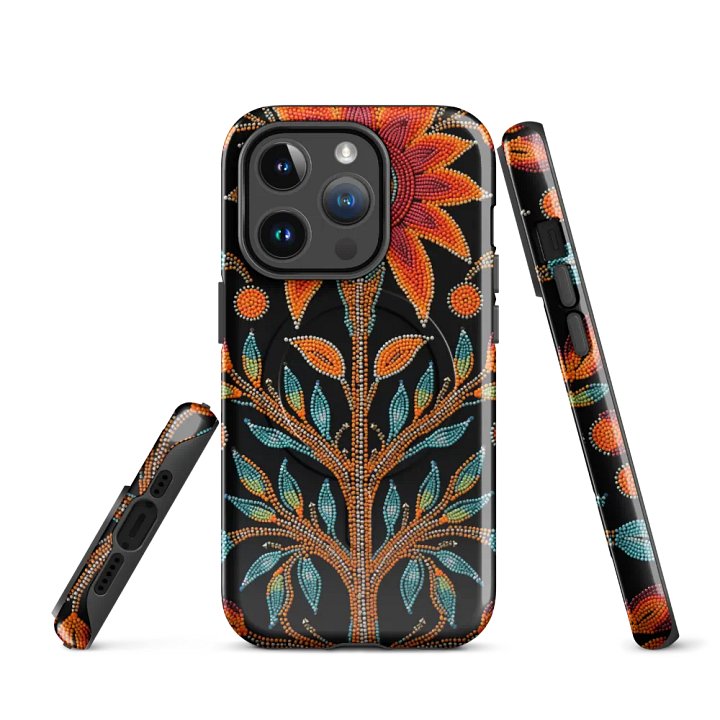 Floral Dot Faux-beaded iPhone® MagSafe® Case product image (2)