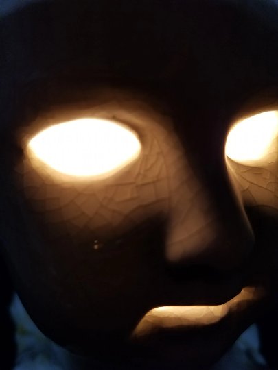 Original Creepy Doll Head Lamp product image (3)