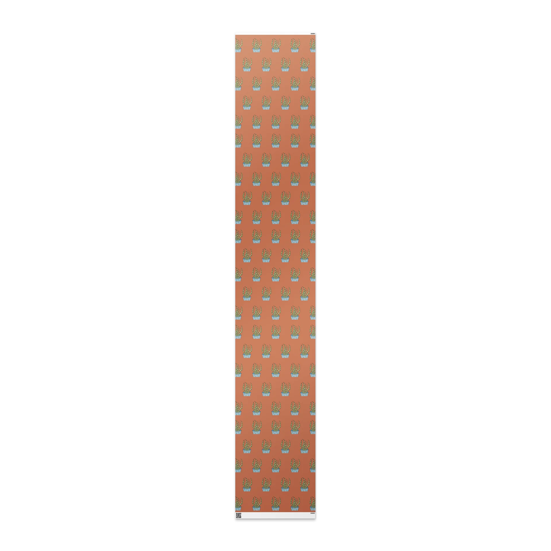 Snake Cactus Bold Statement Pattern Gift Wrap Roll, Matte or Glossy Finish product image (3)