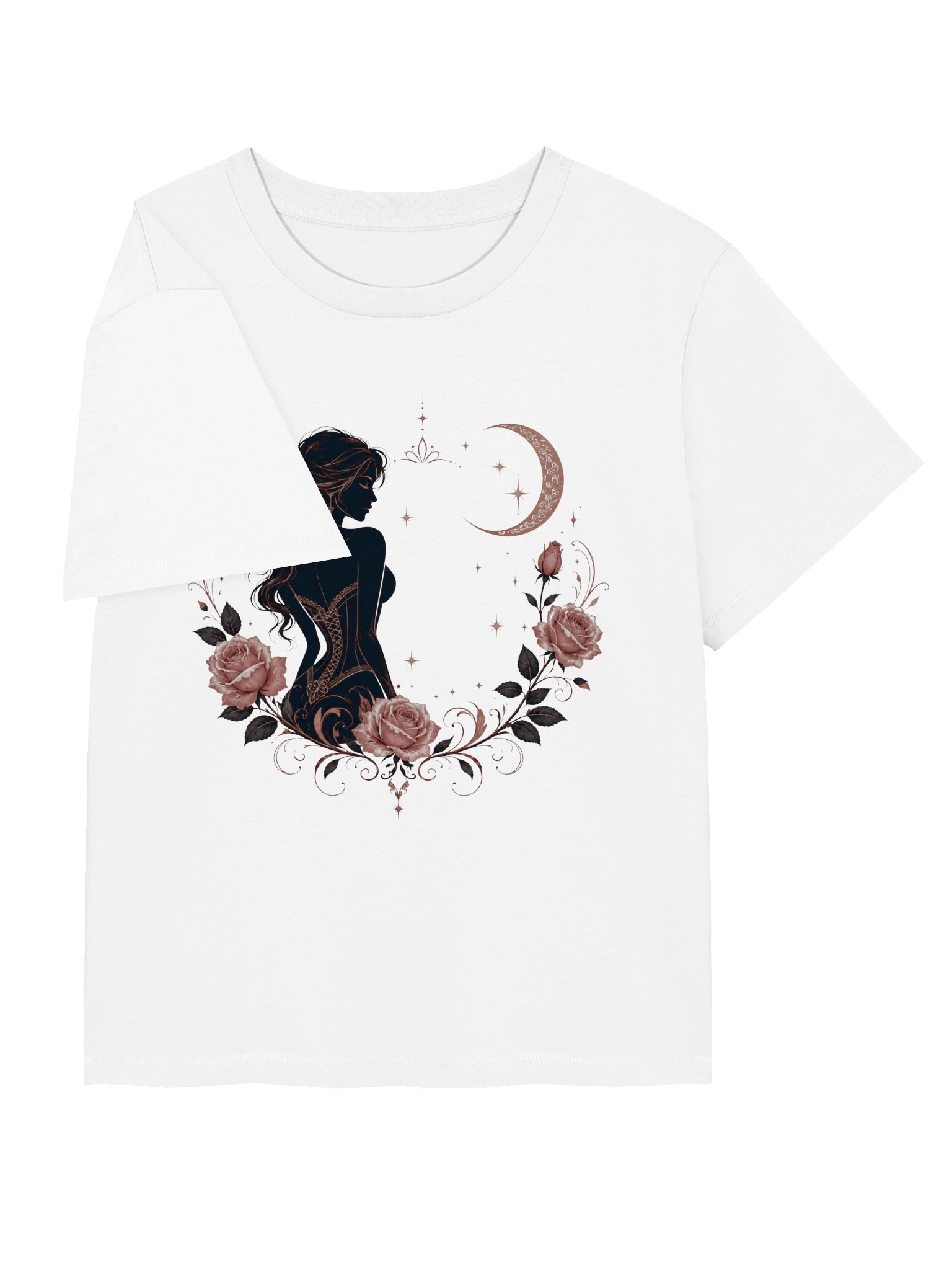 Celestial Gothic Rose T-Shirt product image (3)
