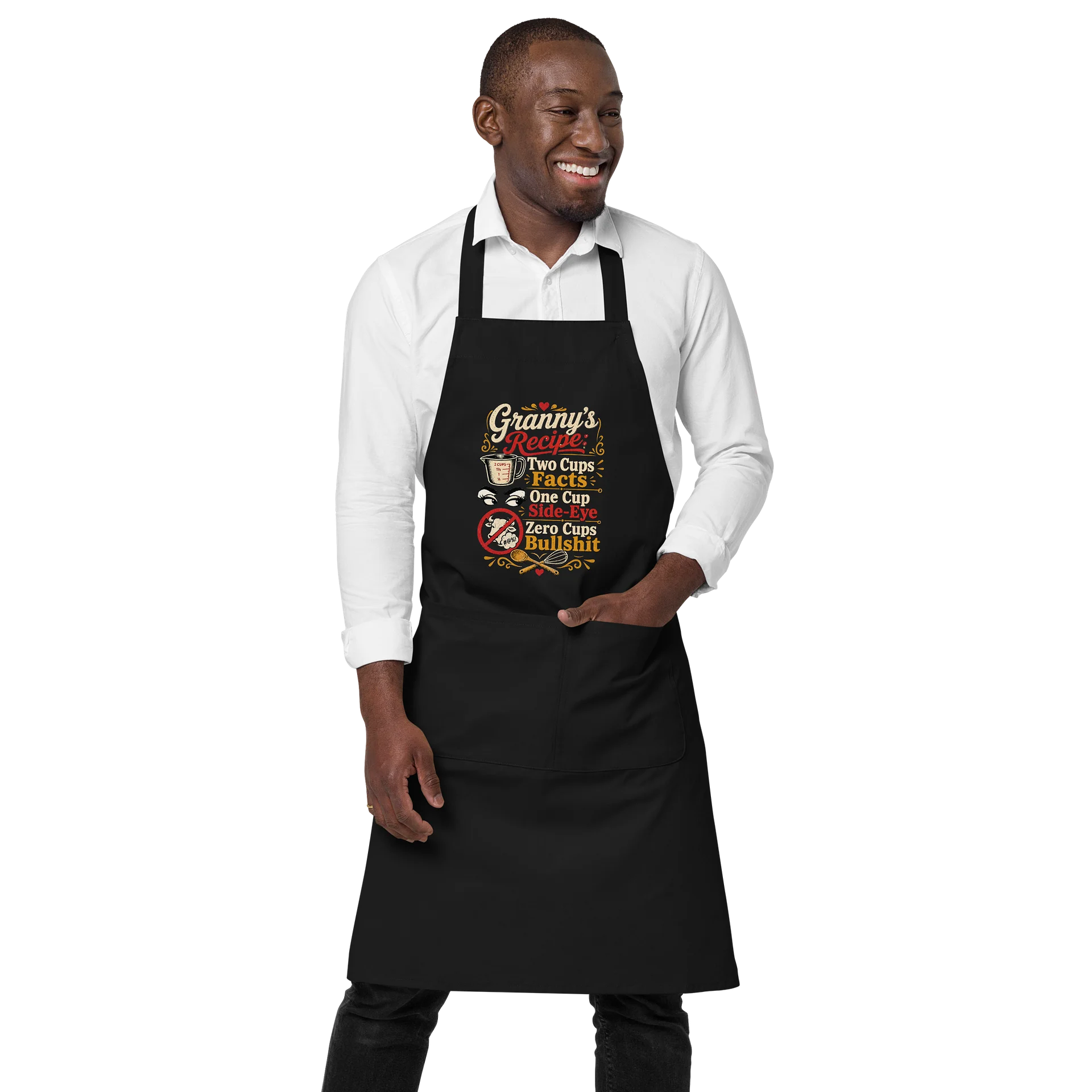 Granny’s Recipe Black Apron product image (1)
