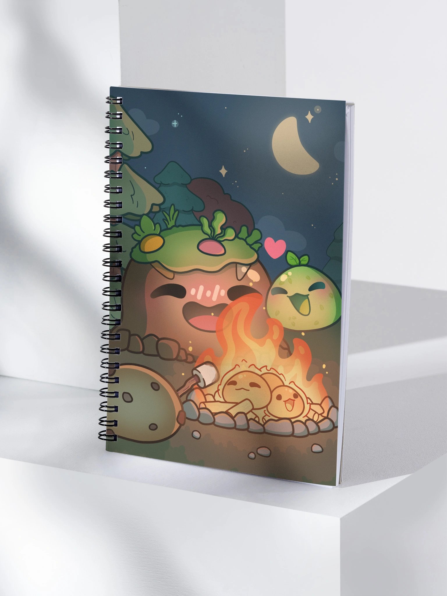 Campfire Slimes Spiral Notebook product image (4)