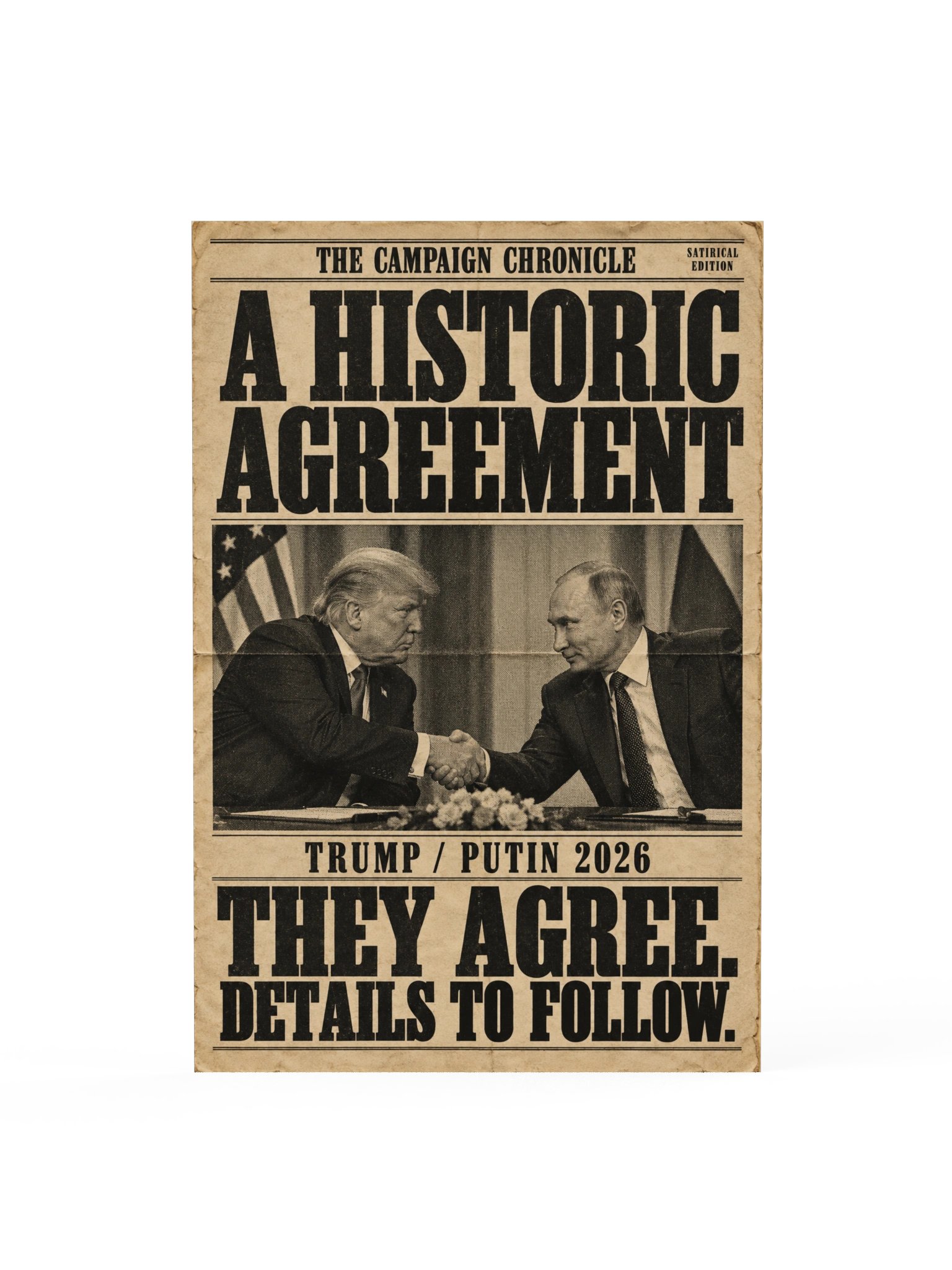 A Historic Agreement — Poster product image (1)