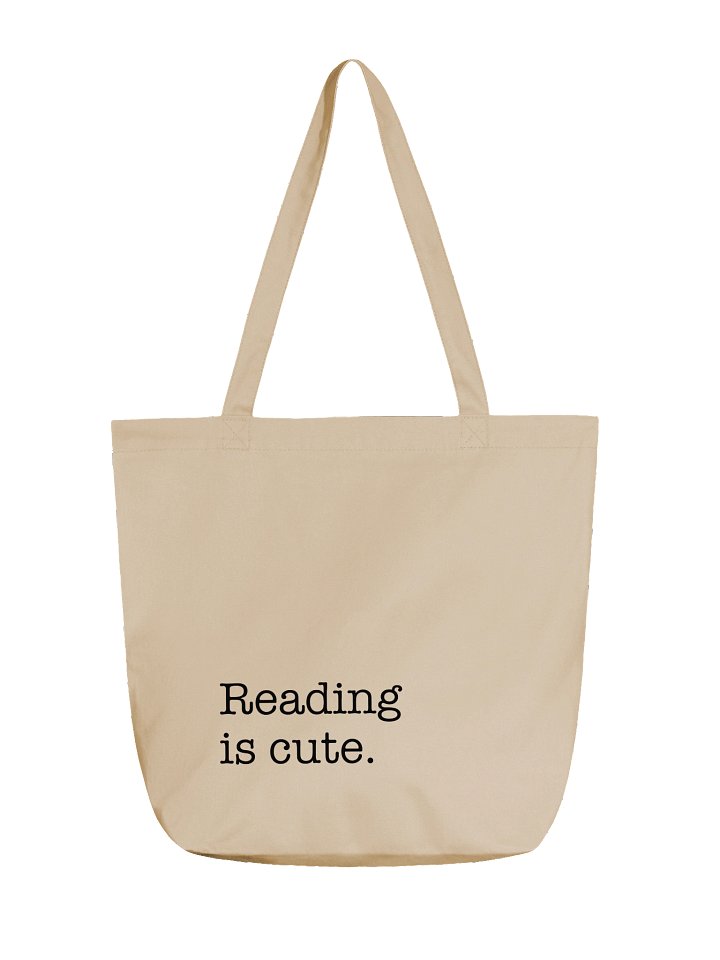 Reading is cute Tote Bag product image (1)