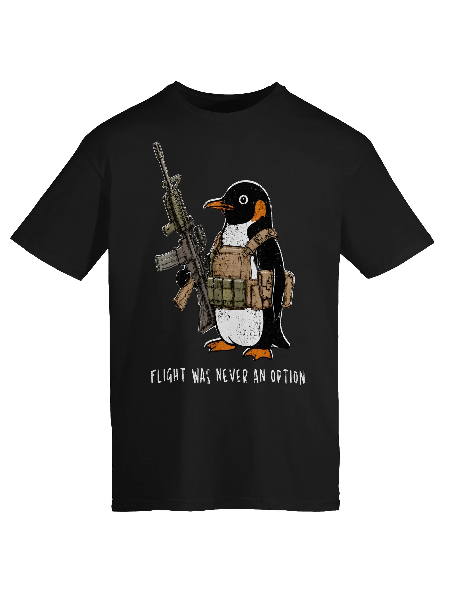 Flight Was Never An Option Funny Penguin T-Shirt product image (34)
