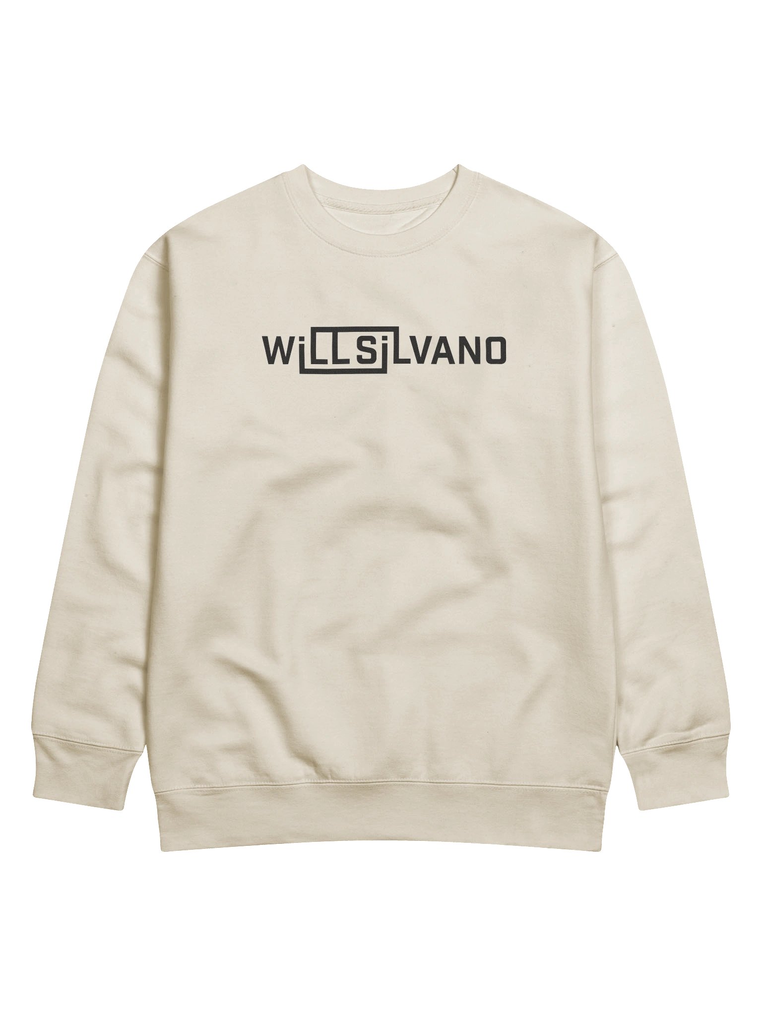 sweater printed logo black product image (1)