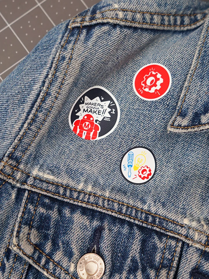 Maker Badges - Pack de 6 Stickers para Tela product image (1)