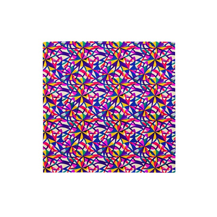 Rainbow Shapes Bandana product image (1)
