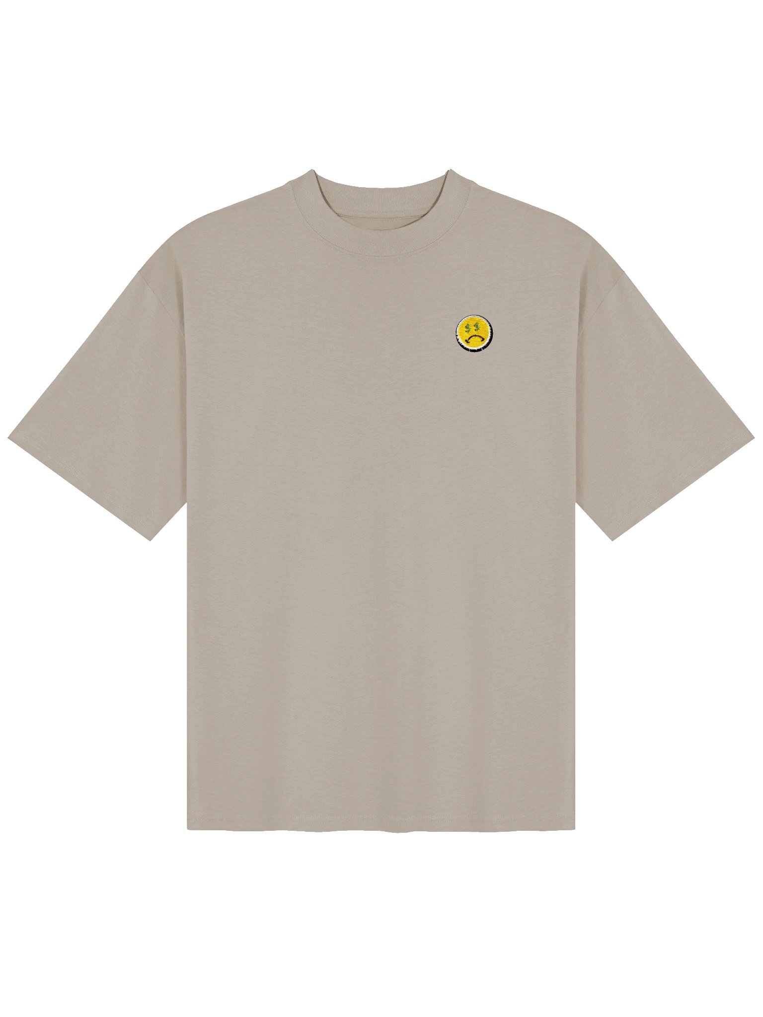 The "Aye Avatar" Embroidered Oversized Tee (in the Light) product image (2)