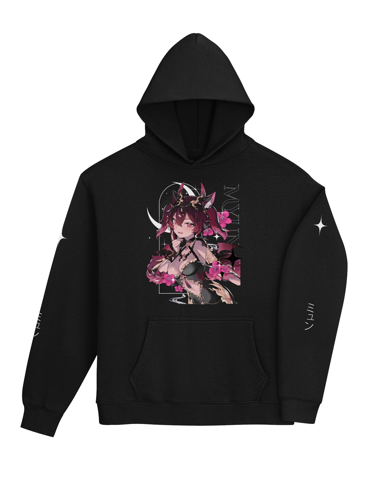 [HOODIE] MYUN – FLORAL MOON product image (4)