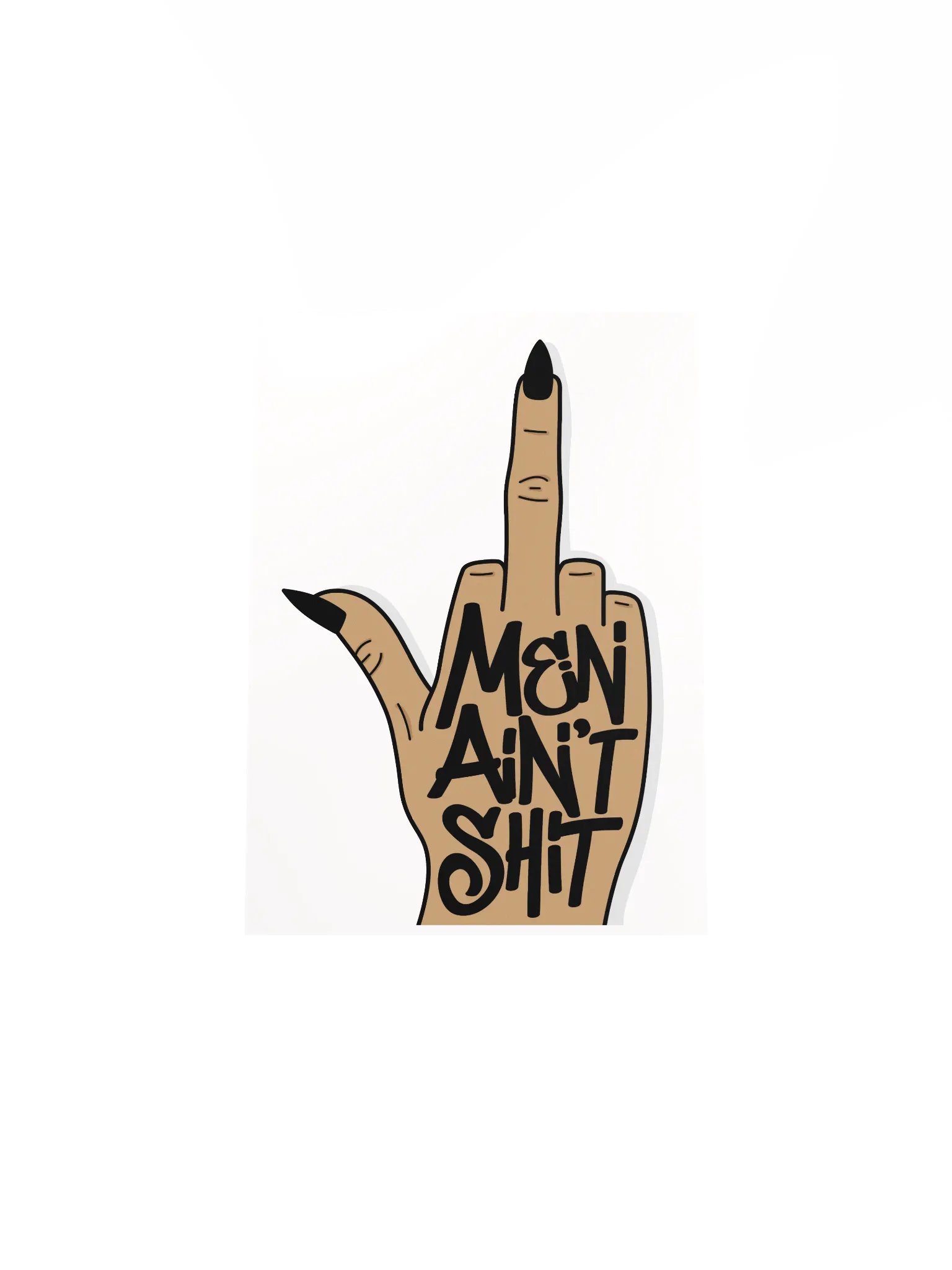 Men Ain't Sh*t Print | Funny Merch product image (4)
