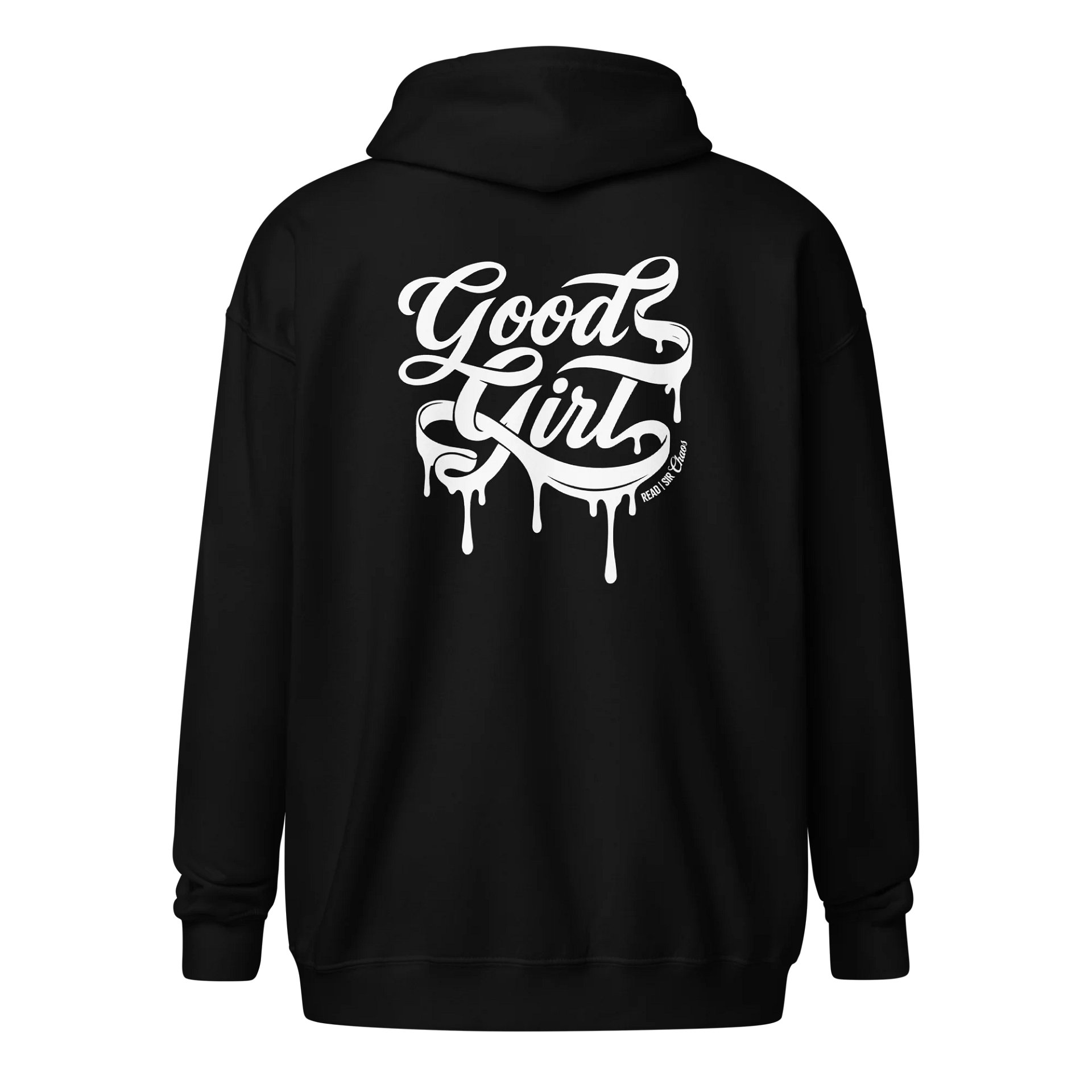 Good Girl Zip Hoodie (White Text) product image (2)