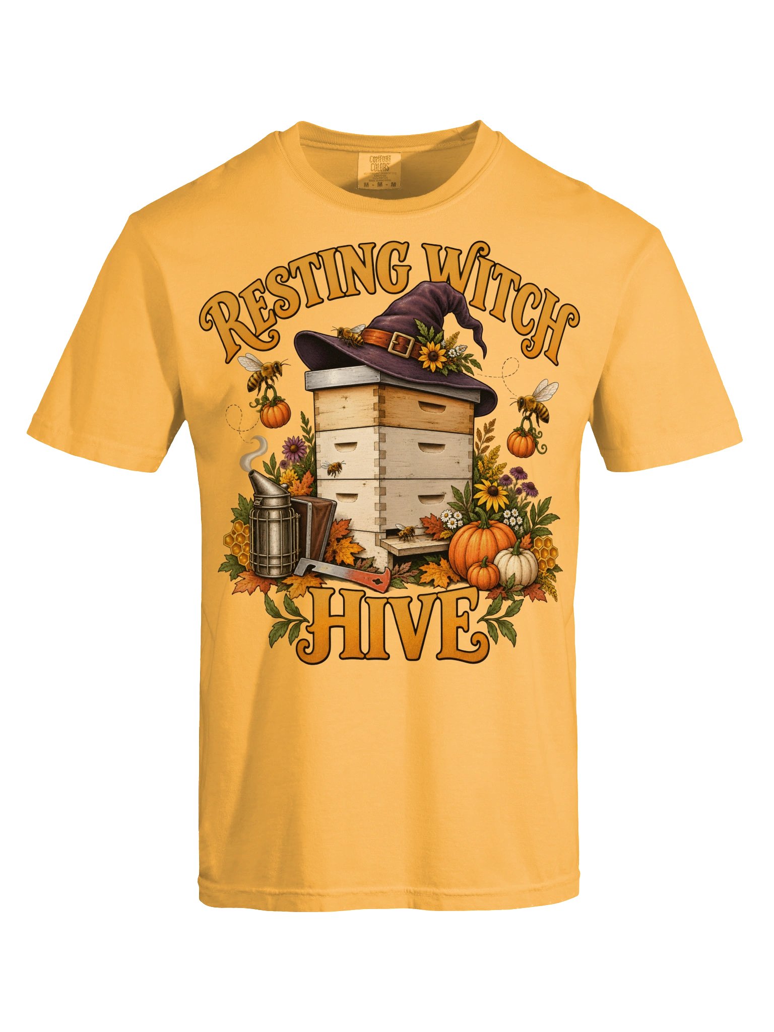Resting Witch Hive | Halloween Beekeeper Shirt product image (9)