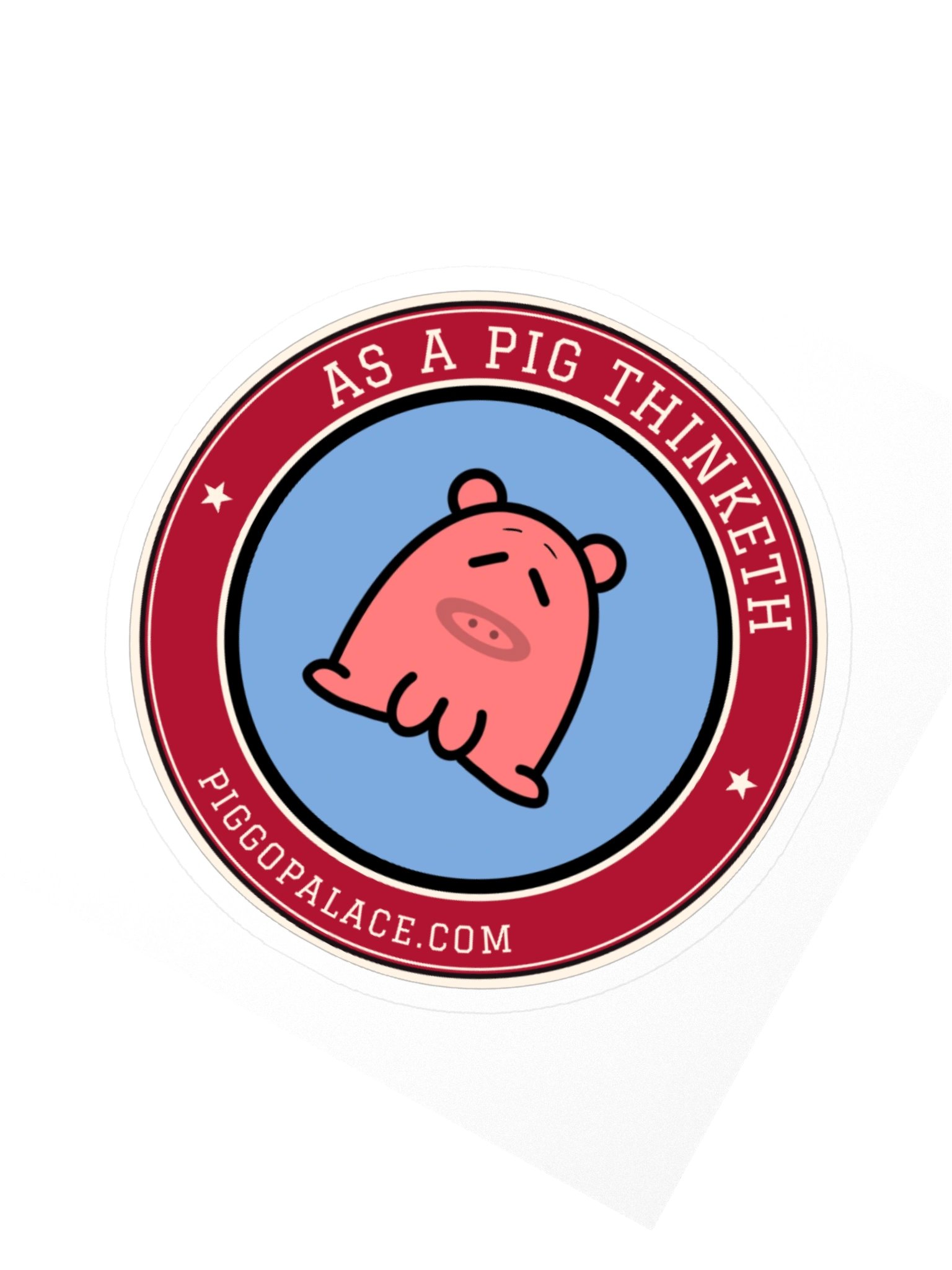Original Pig Sticker | As a Pig Thinketh product image (5)