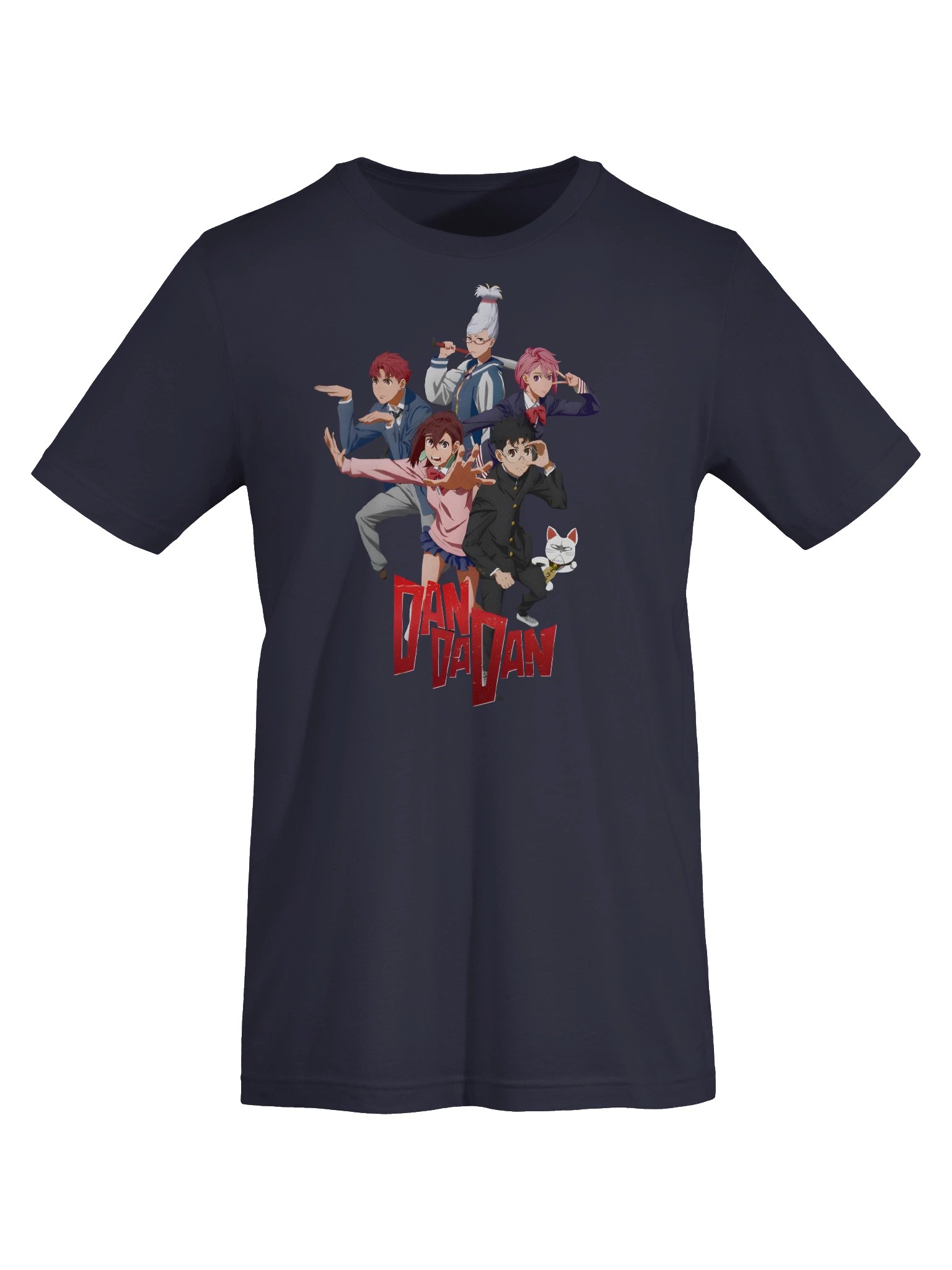 Dandadan T-Shirt – Full Crew Pose Anime Tee (NAVY) product image (7)