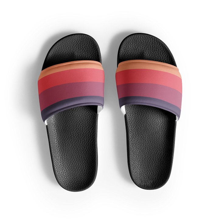 Sunset Stripes Women's Slides product image (2)