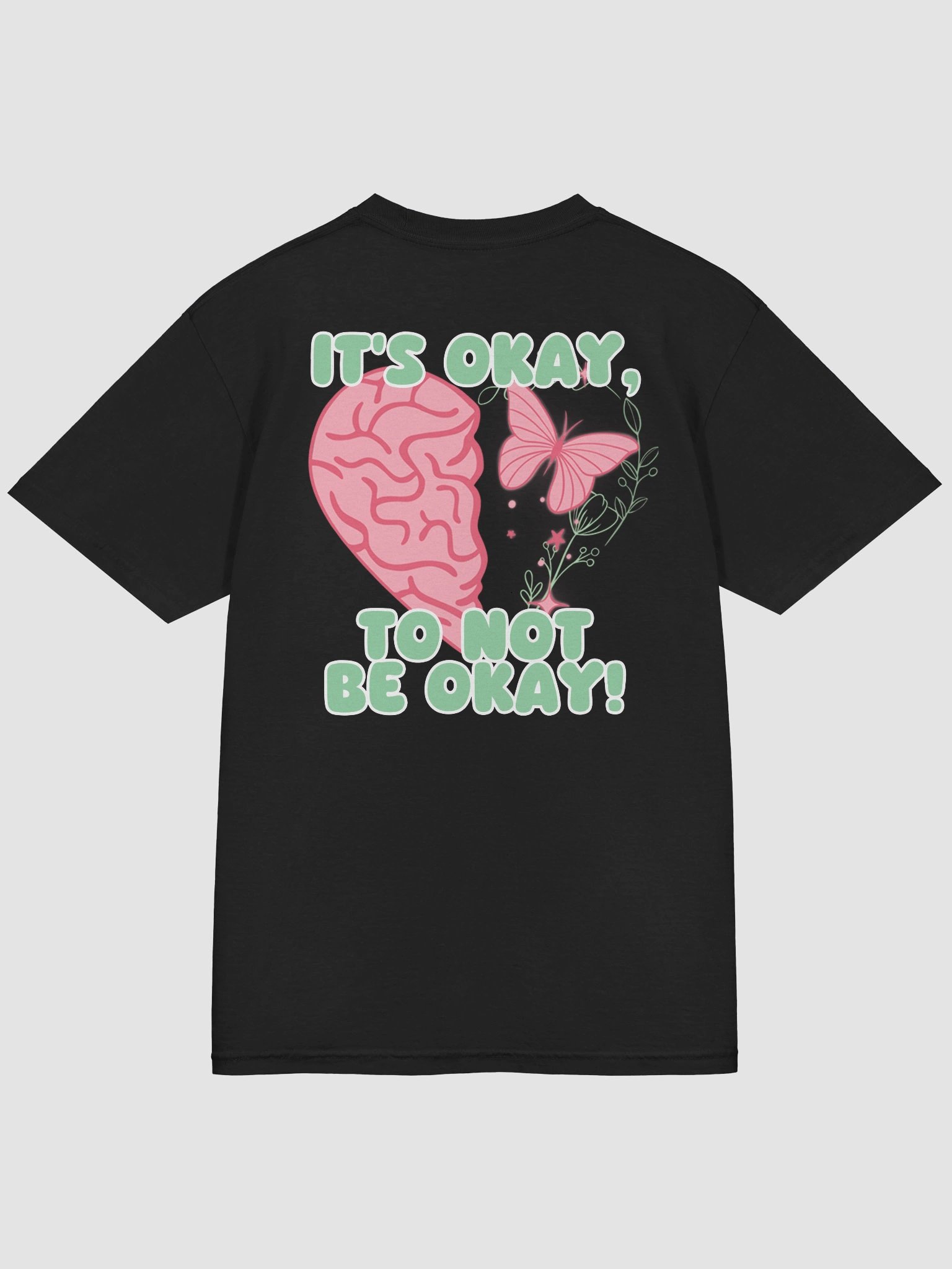 Mental health - heart butterfly T-shirt product image (16)