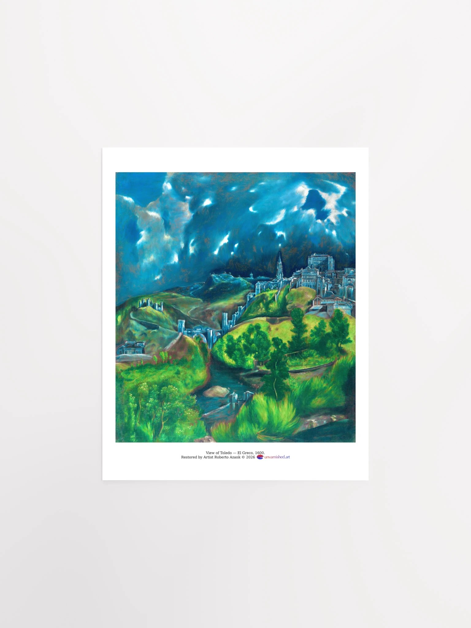 View of Toledo — Small Poster product image (11)