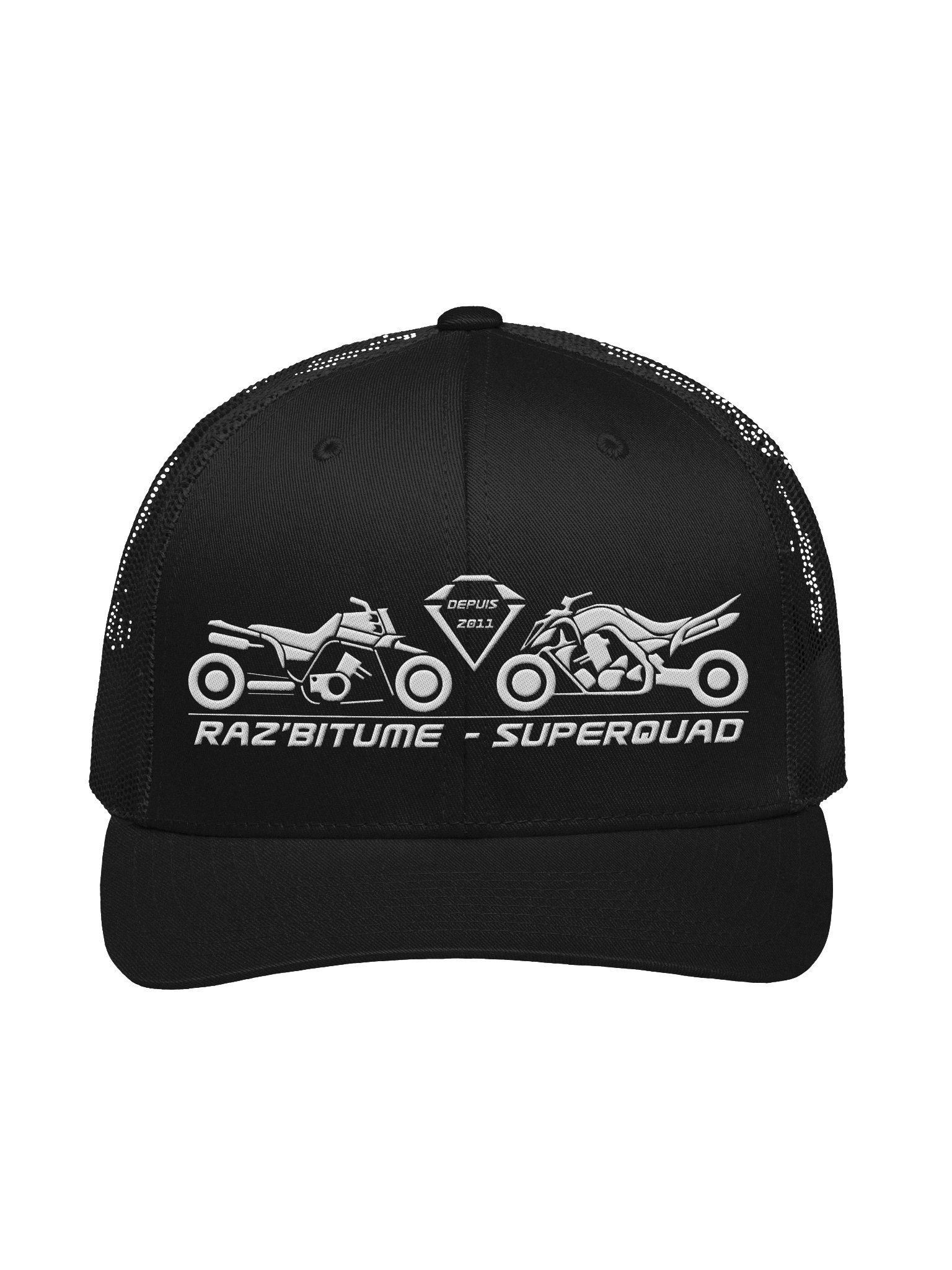 Raz'Bitume - Superquad blanc - Trucker product image (6)