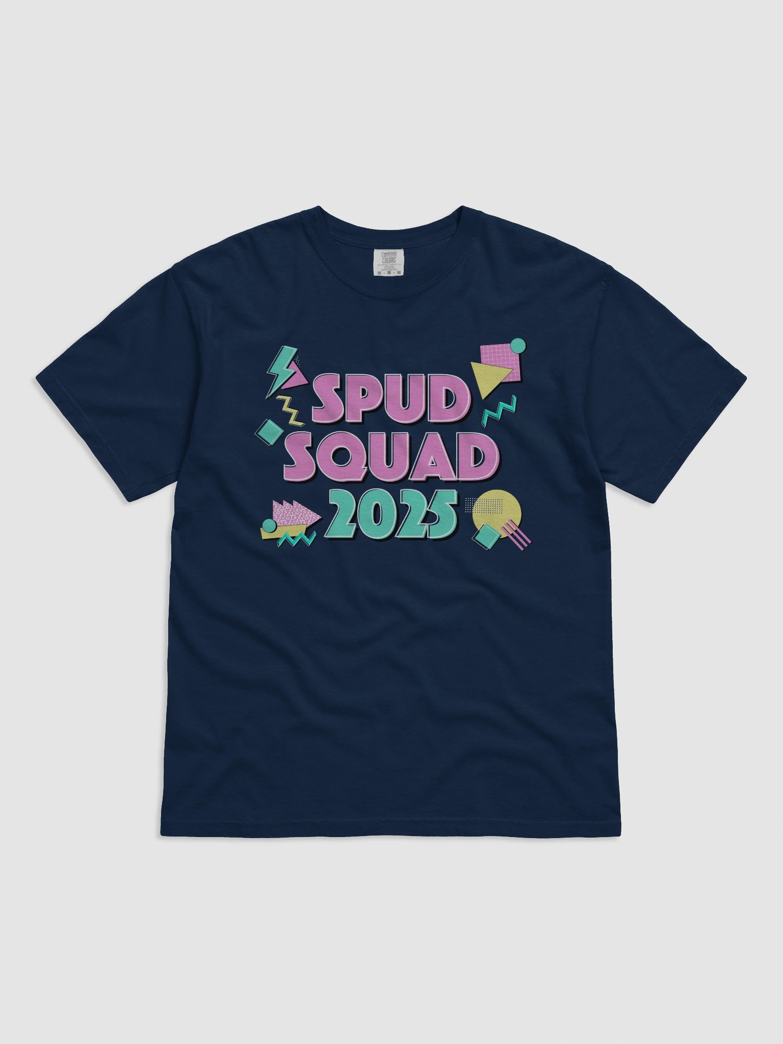 spud squad 2025 tee (light text) product image (1)