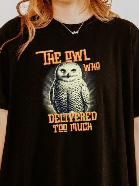 Magical Owl Funny Vintage Pulp Mystery Harry Potter Shirt product image (3)