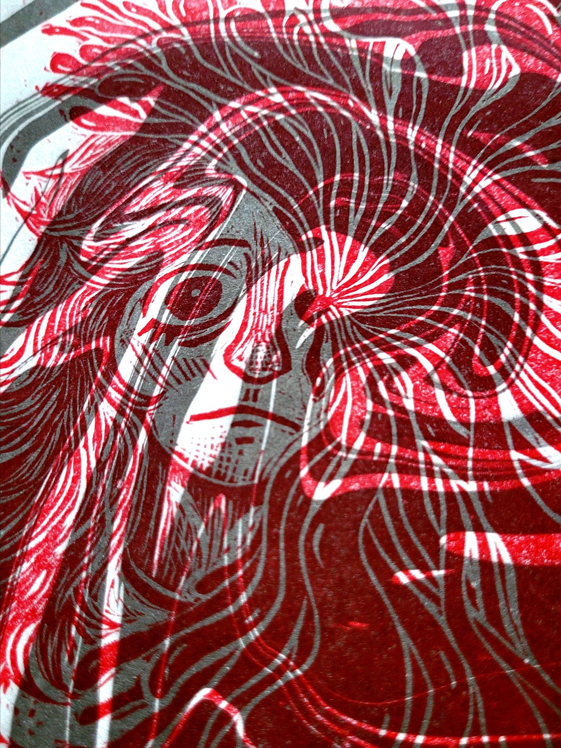 Brainworms Block Print product image (2)