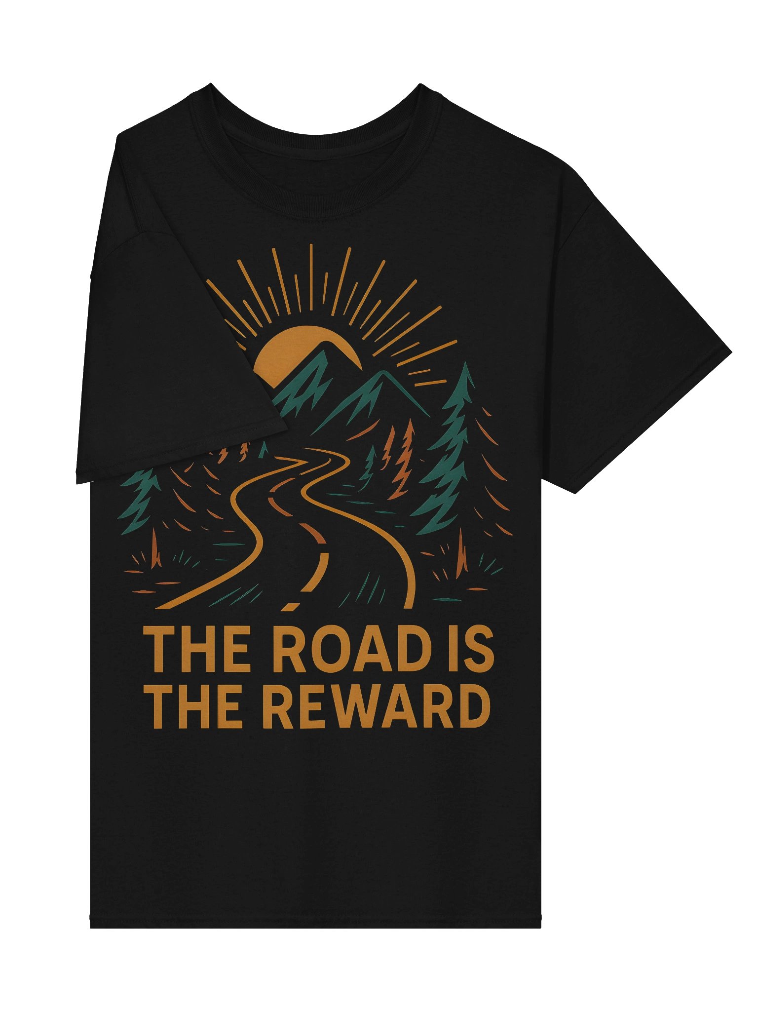 “The Road Is the Reward – Adventure Journey Tee” product image (4)