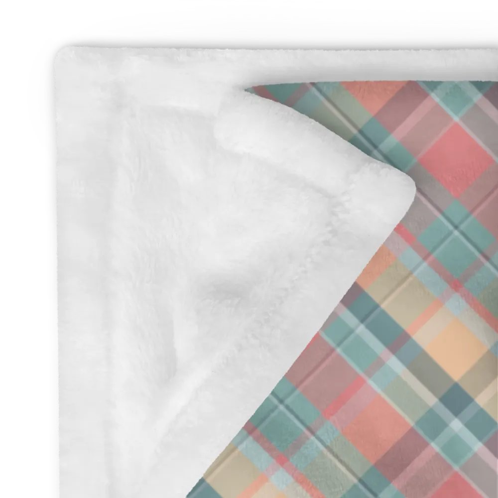 Summer Plaid Throw Blanket product image (12)