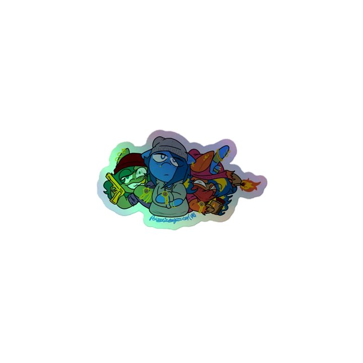 2025 gangster ponies trio shiny sticker product image (1)
