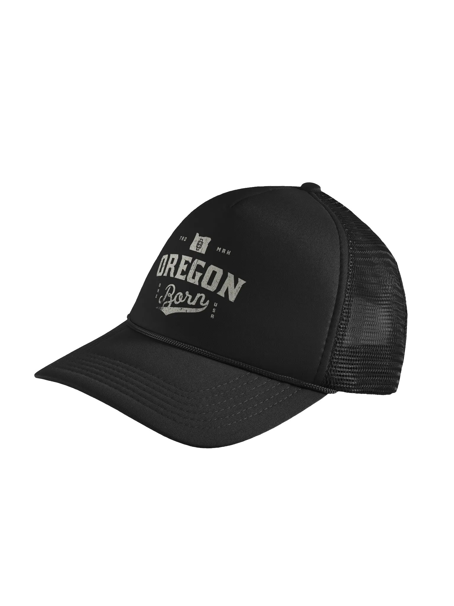 Oregon Born Vintage Collegiate Foam Trucker Hat product image (2)