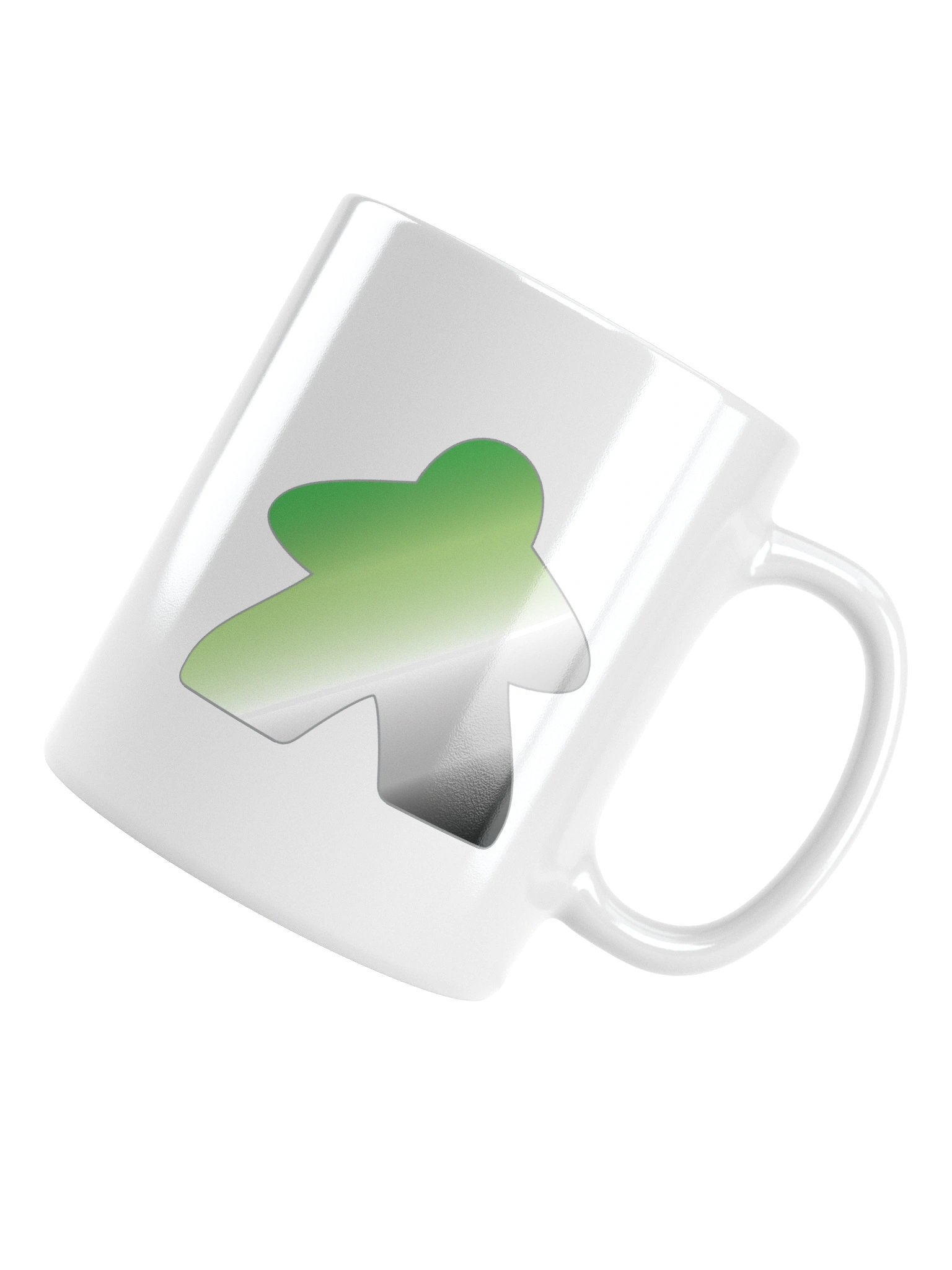 Aromantic Pride Gradient Meeple Mug product image (4)
