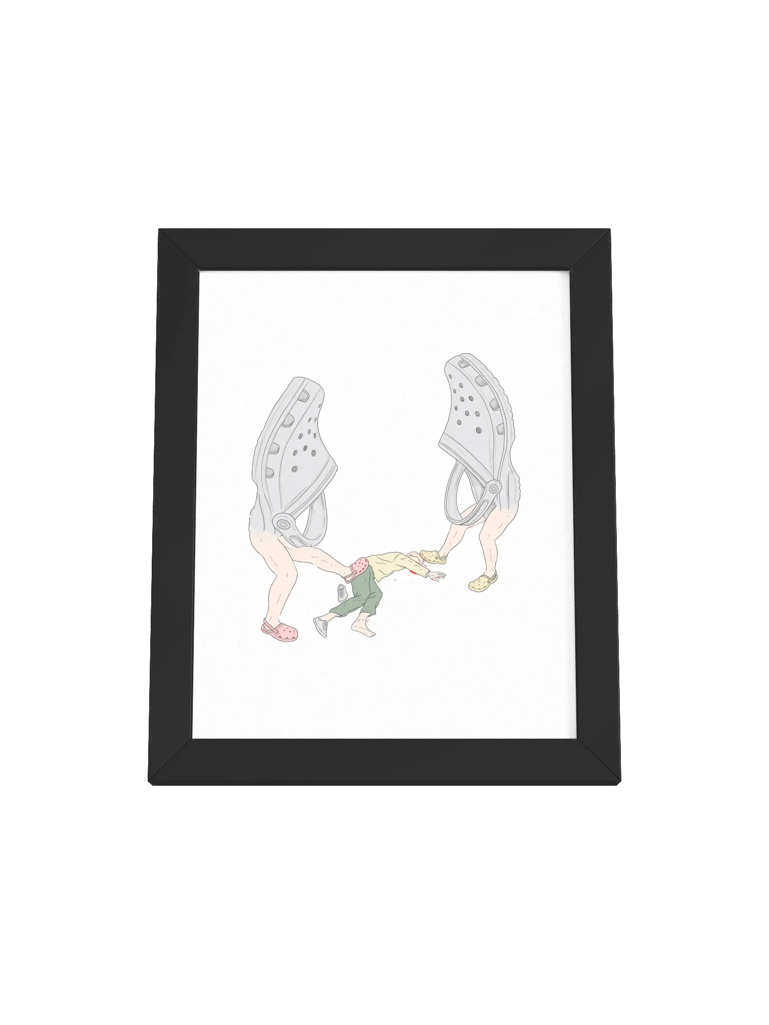 Get croc'd framed print product image (1)