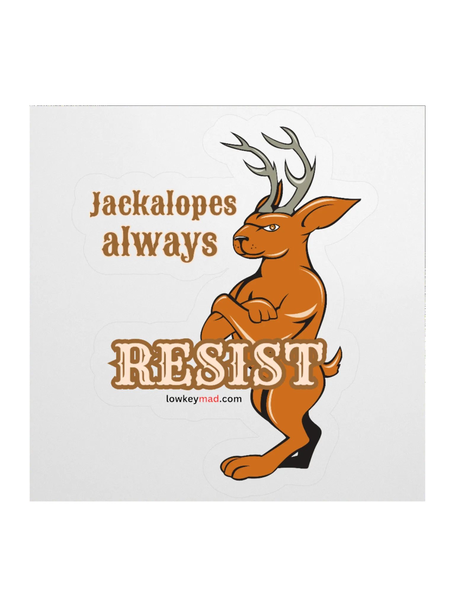 Jackalopes Resist Sticker product image (2)