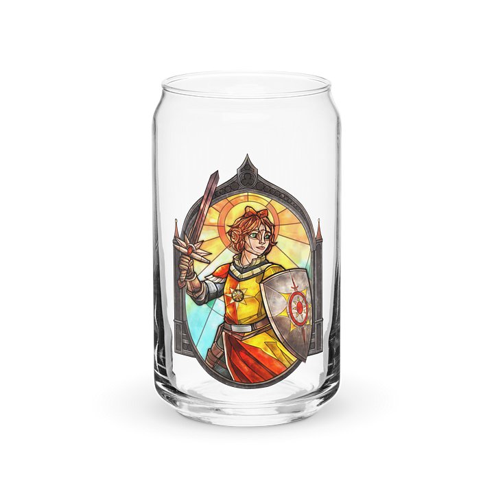 Squire Lou of the Solar Knights (Torched RP) Can-Shaped Glass product image (2)
