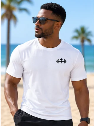 His House Mens Performance T-Shirt - White by His House