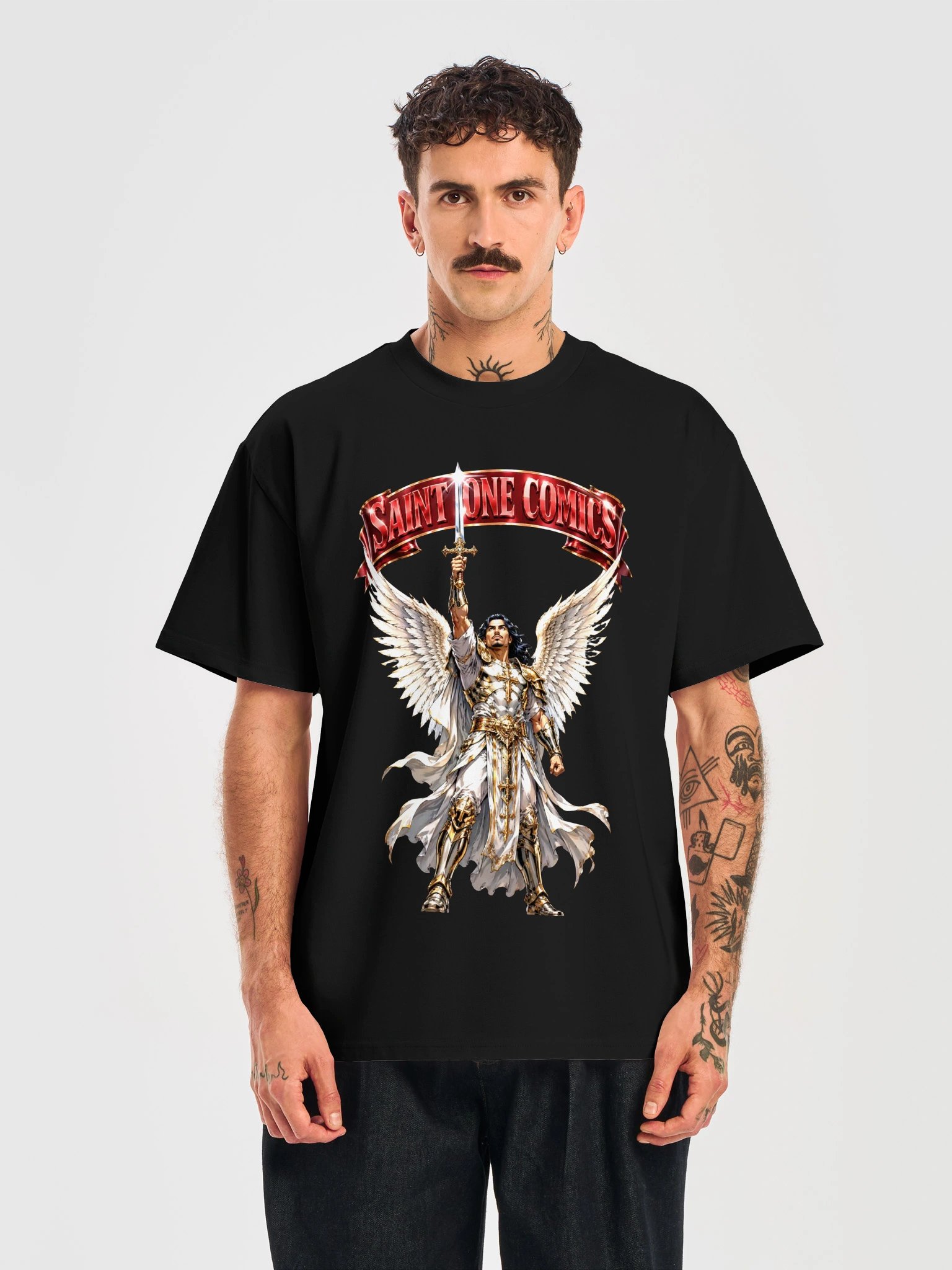 BWEAR SOC HVY OS GRAPHIC TEE product image (5)