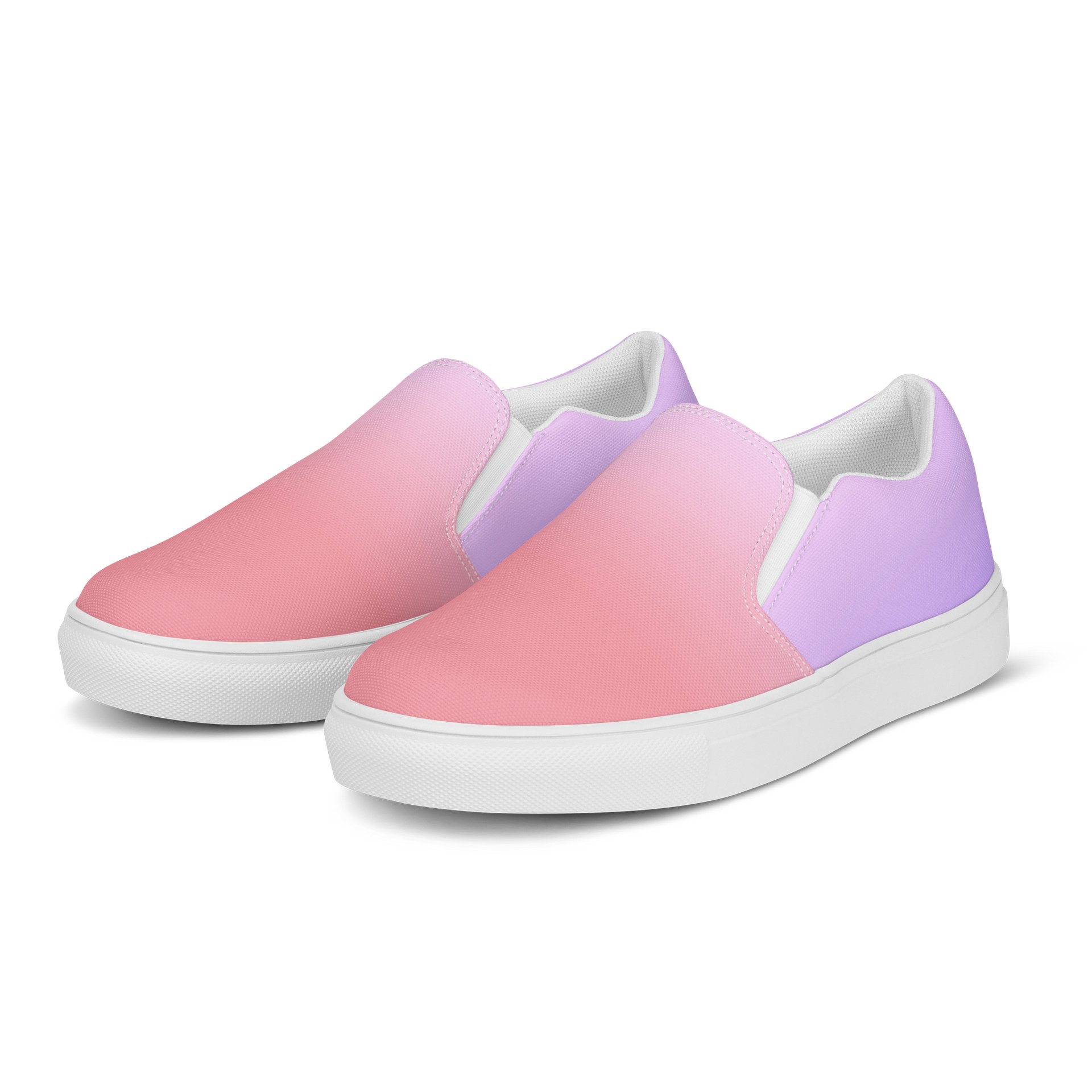 Coral Lavender Gradient Slip-On Shoes product image (3)