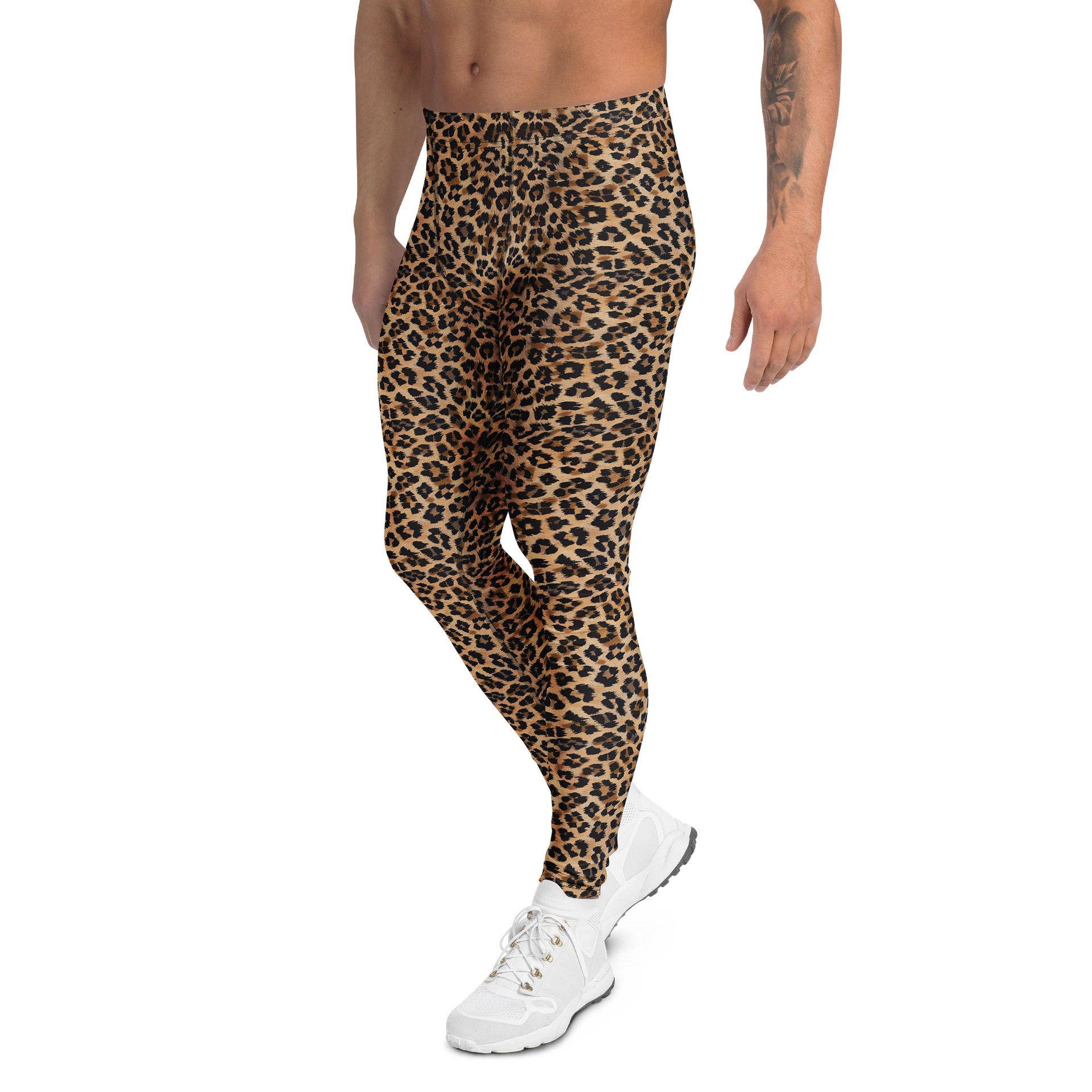Comfortable Stylish Men’s Leopard Leggings product image (4)
